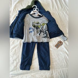 Boys 3 piece vest outfit.